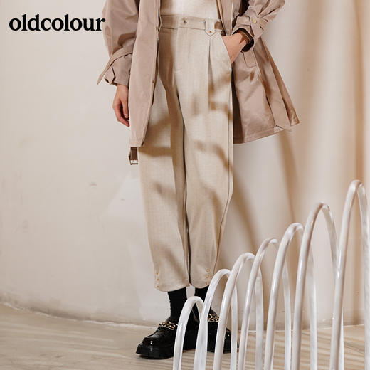 oldcolour2022冬季新款时尚气质休闲百搭设计款长裤GN41073951 商品图4