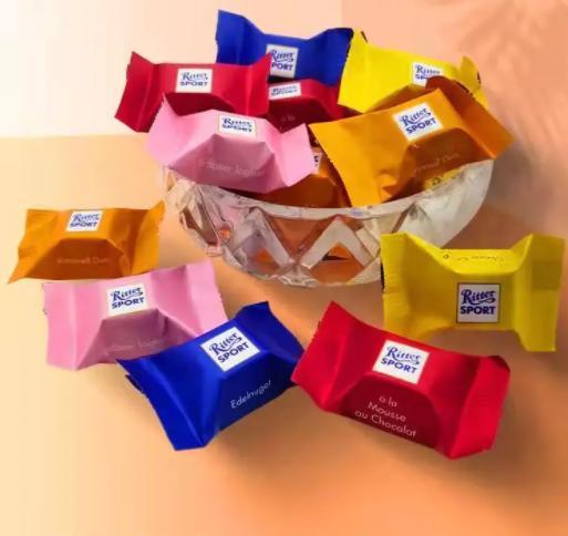 【中欧班列精选】德国瑞特滋巧克力 原装进口Ritter sport什锦夹心牛奶巧克力礼盒装160g/盒 商品图6