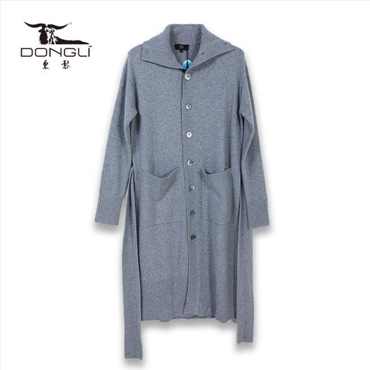 东黎 • 小山羊绒中性风秋冬季翻领开衫 21D11 商品图6