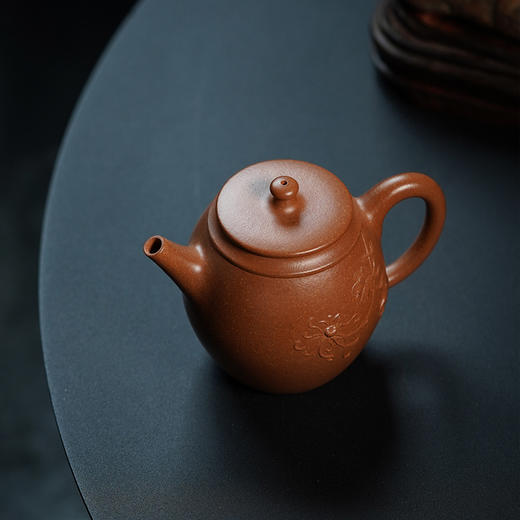 龙德堂陶艺 汤宣武《十二月花神·傲霜淡雅（九月菊花）》降坡泥 280cc 商品图3