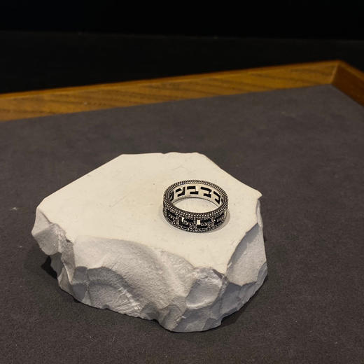 Gucci 古驰  方形G镂空戒 商品图5