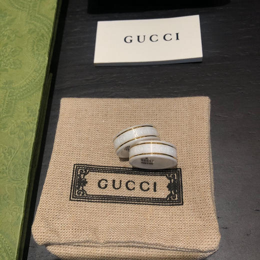 𝐠𝐮𝐜𝐜* Lcon 陶瓷戒指 商品图7