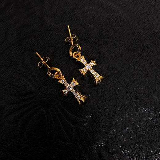 Chrome hearts 银镀金22k网红耳钉 商品图5