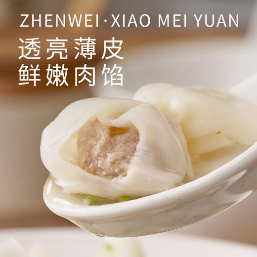 停发】5分钟轻松出餐 全家老小都爱吃 珍味小梅园 馄饨组合10包（芥菜大馄饨+鲜肉小馄饨）[福利品] 商品图5