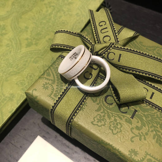 𝐠𝐮𝐜𝐜* Lcon 陶瓷戒指 商品图6