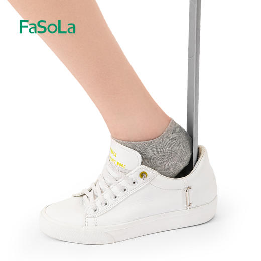 FaSoLa鞋拔子长柄家用提鞋器便携式穿鞋神器加长塑料可爱小巧鞋拔 商品图2