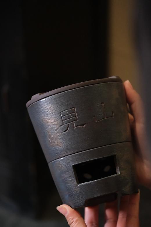 见山炭炉 黑金釉 商品图3
