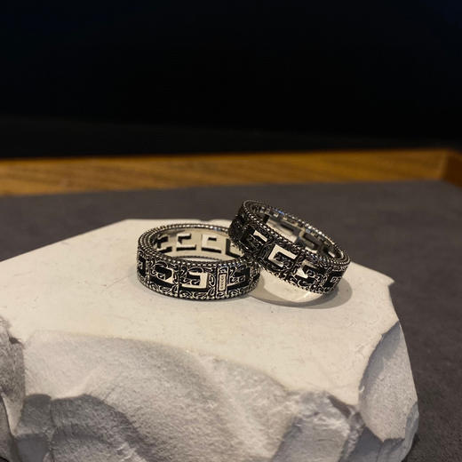 Gucci 古驰  方形G镂空戒 商品图4