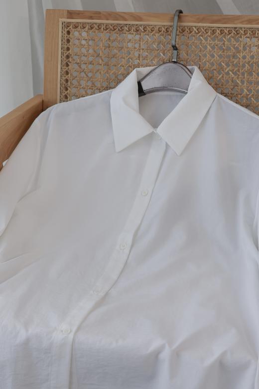 侧扣细腻棉衬衫 商品图7