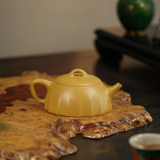 龙德堂陶艺 汤宣武制 《羽櫂》泥料克什米尔鸡油黄 180cc 库存请咨询客服 商品图1