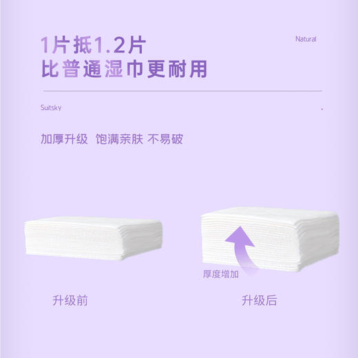 【全新升级】舒比奇婴儿手口湿巾 80抽/包 商品图2