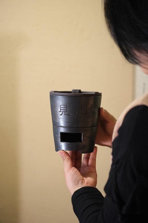 见山炭炉 黑金釉 商品图2
