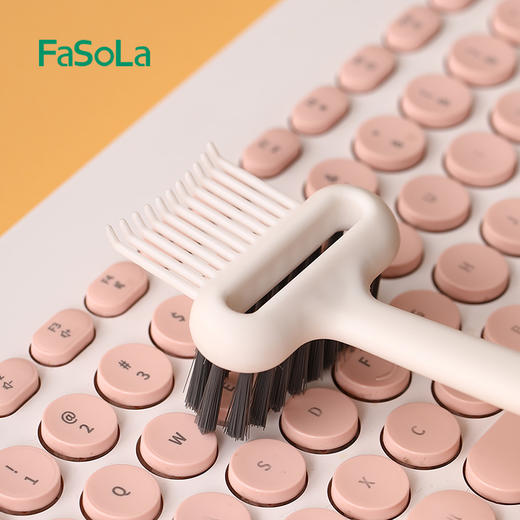 FaSoLa梳子清洁刷清理毛发工具气垫按摩梳头发清洁器卷发梳清洁器 商品图3