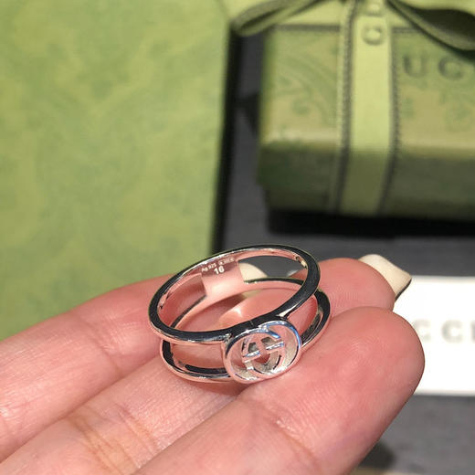 𝐆𝐮𝐜𝐜𝐢 太太美炸的双G戒指 绝美！！！ 商品图4