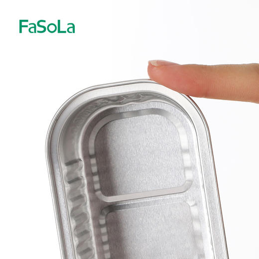 FaSoLa空气炸锅专用纸碗锡纸家用垫油纸方形烤箱家用铝箔烤盘纸垫 商品图4