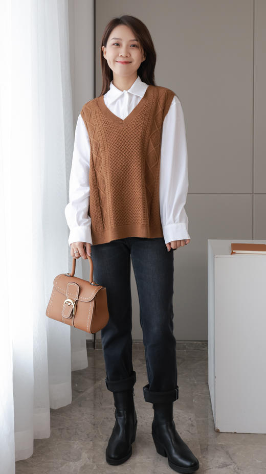 侧扣细腻棉衬衫 商品图5