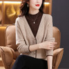 半高领打底衫内搭假两件拼色针织厚款上衣CC-101-82307 商品缩略图5