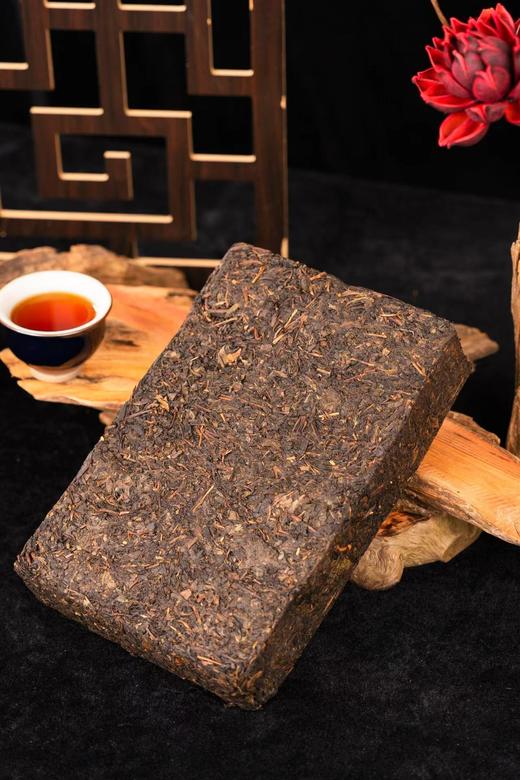 金花姑姑*陈年茯茶 茯砖茶1.15千克 商品图3