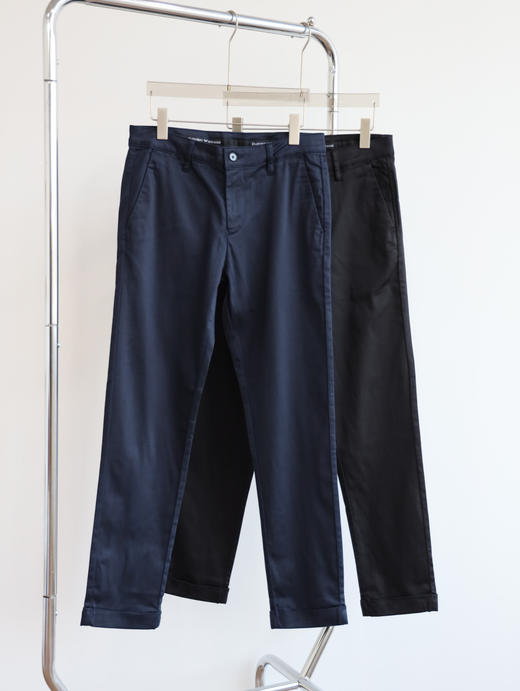 E@ 秋冬弹力纱卡丝光slim fit裁剪休闲裤 XXK131 商品图3