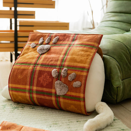 藏猫猫系列多功能靠包沙发床头靠枕 商品图0