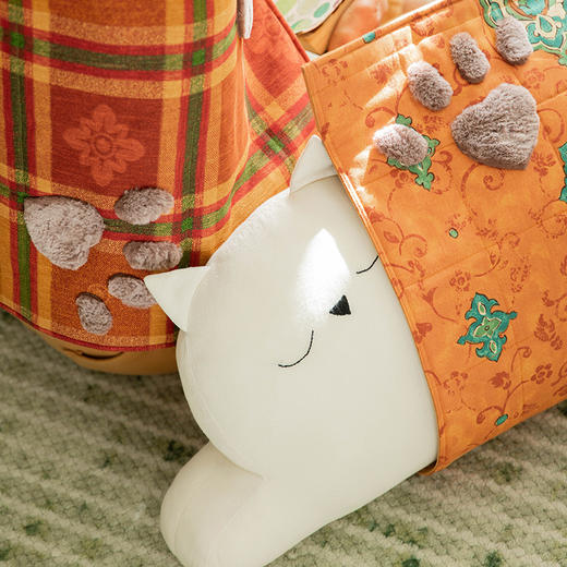藏猫猫系列多功能靠包沙发床头靠枕 商品图2