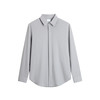 HIM漢崇   斯文方领纯色衬衫男通勤上班商务正装长袖衬衣 2025秋季 商品缩略图4