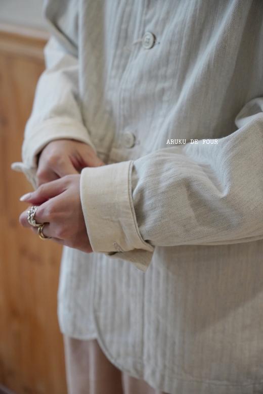 ORDINARY FITS 米色深蓝外套 商品图13