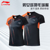 李宁羽毛球服短袖女款速干运动T恤比赛服上衣队服AAYR200 特卖 商品缩略图0
