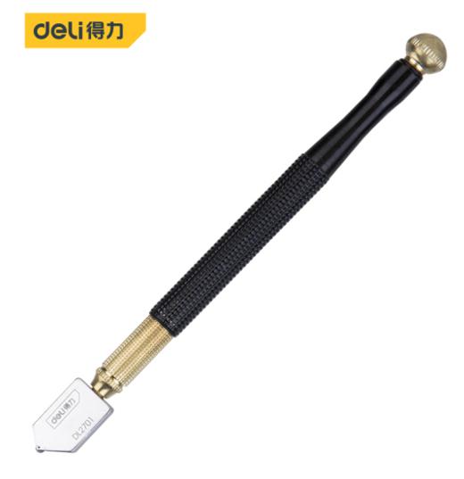 得力DL2701金属柄玻璃刀(黄) 商品图0