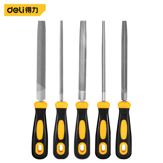 得力中齿锉刀组套(黄) 商品图0