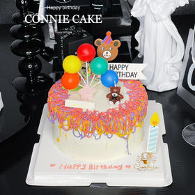 【1232】ins可爱小熊蛋糕