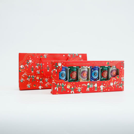 王牌好货 LC欧家限量圣诞六支装红盒节日礼物 乳木果雪白花香 Delicate Shea 经典乳木果护手霜 Dry Skin圣诞限定款A Winter Walk 套盒：6*30ML 商品图3