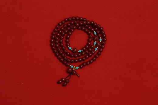 新款108颗紫金砂葫芦多圈手链6mm 送礼物 红色红手串首饰饰品 商品图2