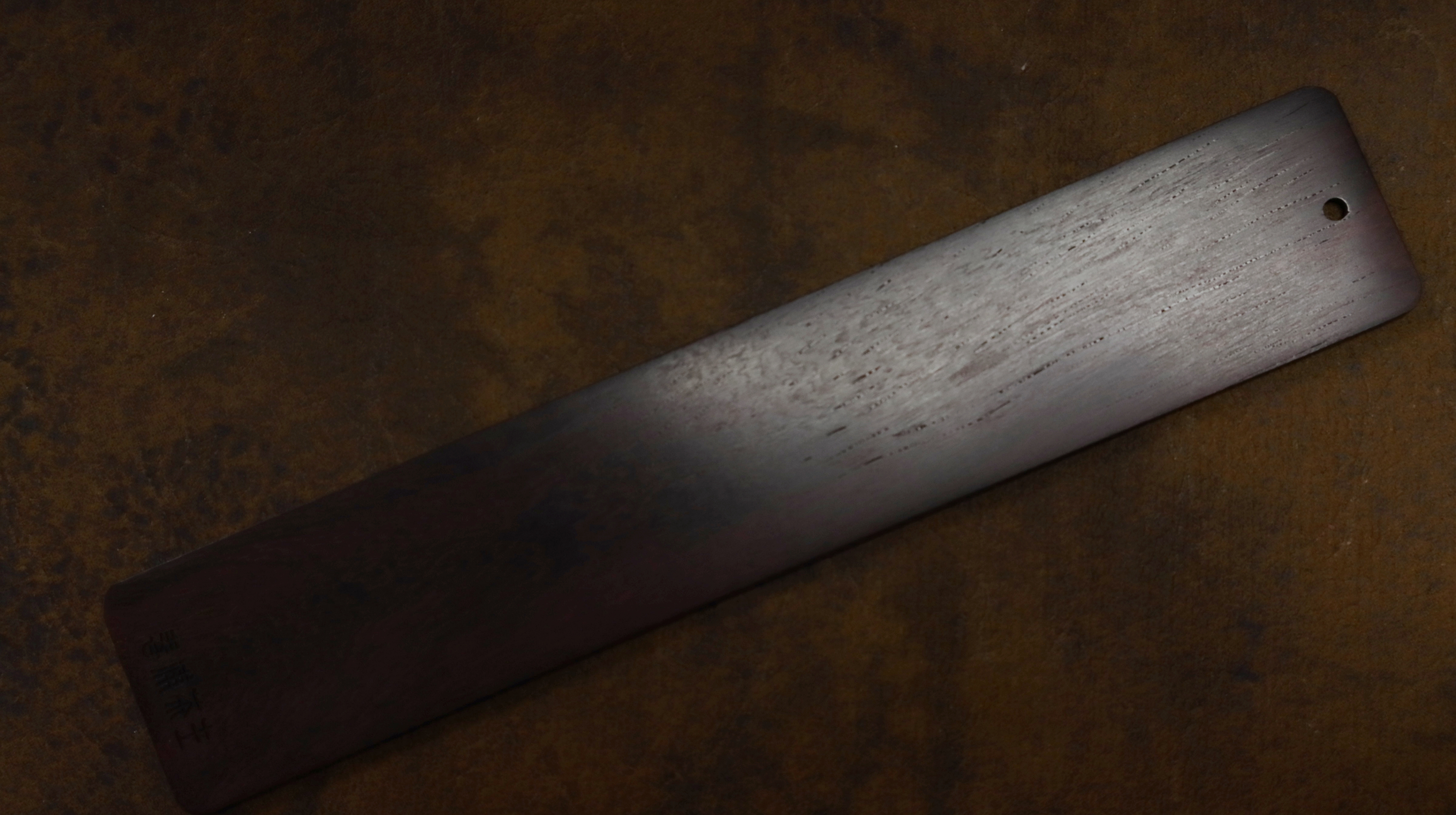 春浦茶生定制款黑黄檀木书签」吹灭读书灯，一身都是月