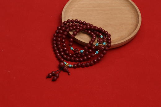 新款108颗紫金砂葫芦多圈手链6mm 送礼物 红色红手串首饰饰品 商品图0