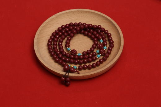 新款108颗紫金砂葫芦多圈手链6mm 送礼物 红色红手串首饰饰品 商品图1