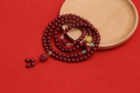 新款朱砂多圈手链6mm