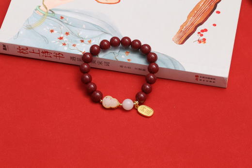 新款朱砂葫芦手链 10mm 商品图0