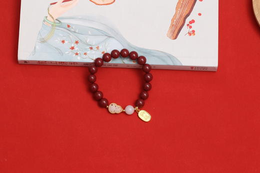 新款朱砂葫芦手链 10mm 商品图1