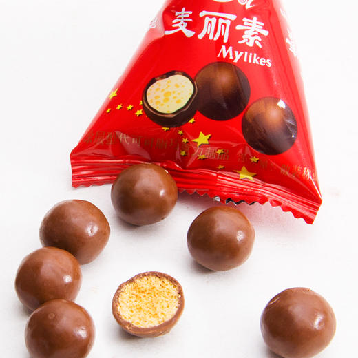 （散）梁丰巧克力麦丽素三角包 商品图2