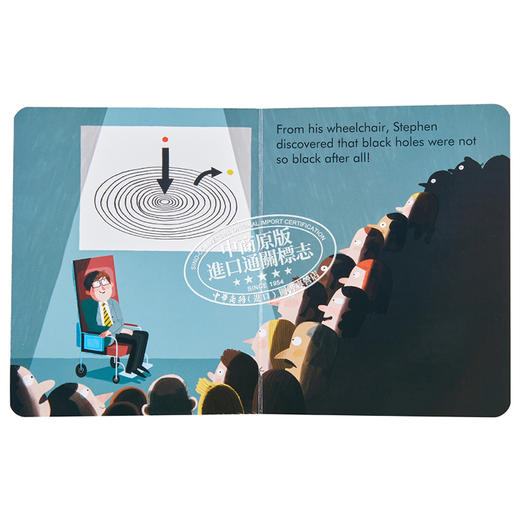 【中商原版】Little People Big Dreams Stephen Hawking My First Stephen Hawking 小人物大理想初阶系列史蒂芬霍金纸板书 商品图7