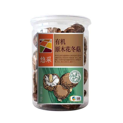 中粮悠采有机原木花冬菇80g 商品图0