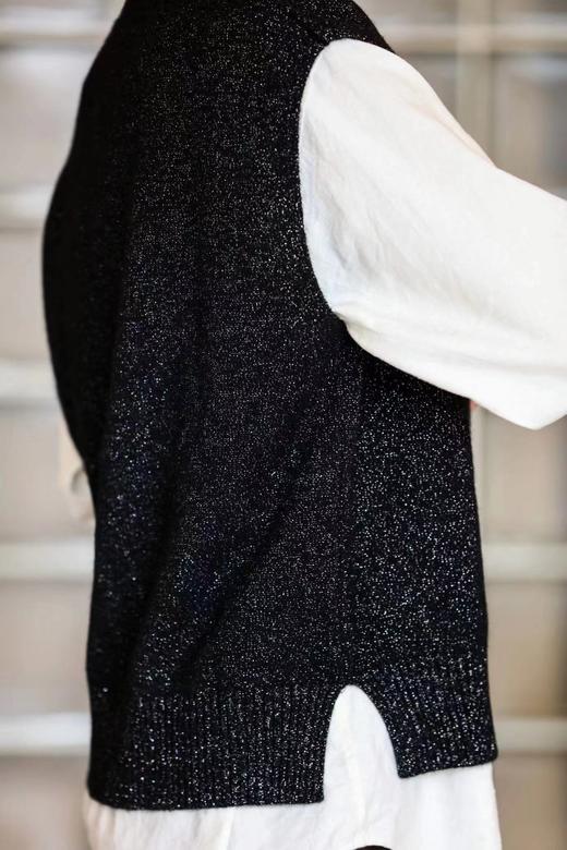 Maison Covet  纯山羊绒金银丝马甲 商品图6