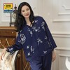 皇锦 真丝印花开襟棉分身套装-青鹤HJ21433 商品缩略图1