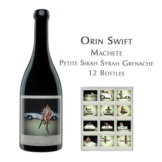 【一套12瓶】奥林斯威大刀小西拉混酿红葡萄酒 2018 Orin Swift Machete Petite Sirah Syrah Grenache, 12 bottles/set 商品图0