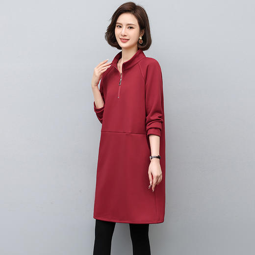 简约百搭，冬季加绒加厚连衣裙HR-WW6699 商品图7
