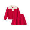 笛莎Deesha 童装女童新款时尚甜美套装新年装 商品缩略图5
