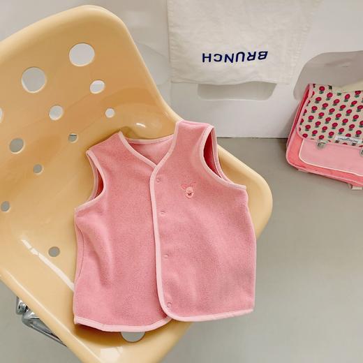 日系儿童棉马夹婴儿马甲春秋款男童女童宝宝学校背心冬摇粒绒 商品图11