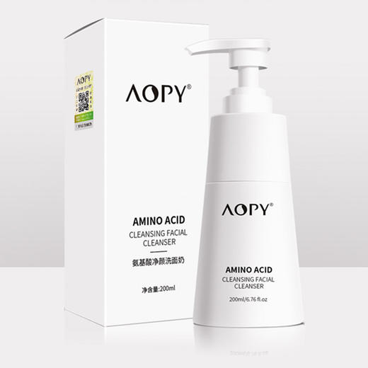 【自营】AOPY 氨基酸净颜洗面奶200ml 商品图4
