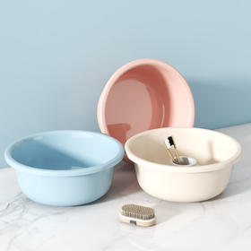  加厚塑料洗脸盆家用大中小号洗衣服盆子小面盆学生宿舍洗脚盆xjp01